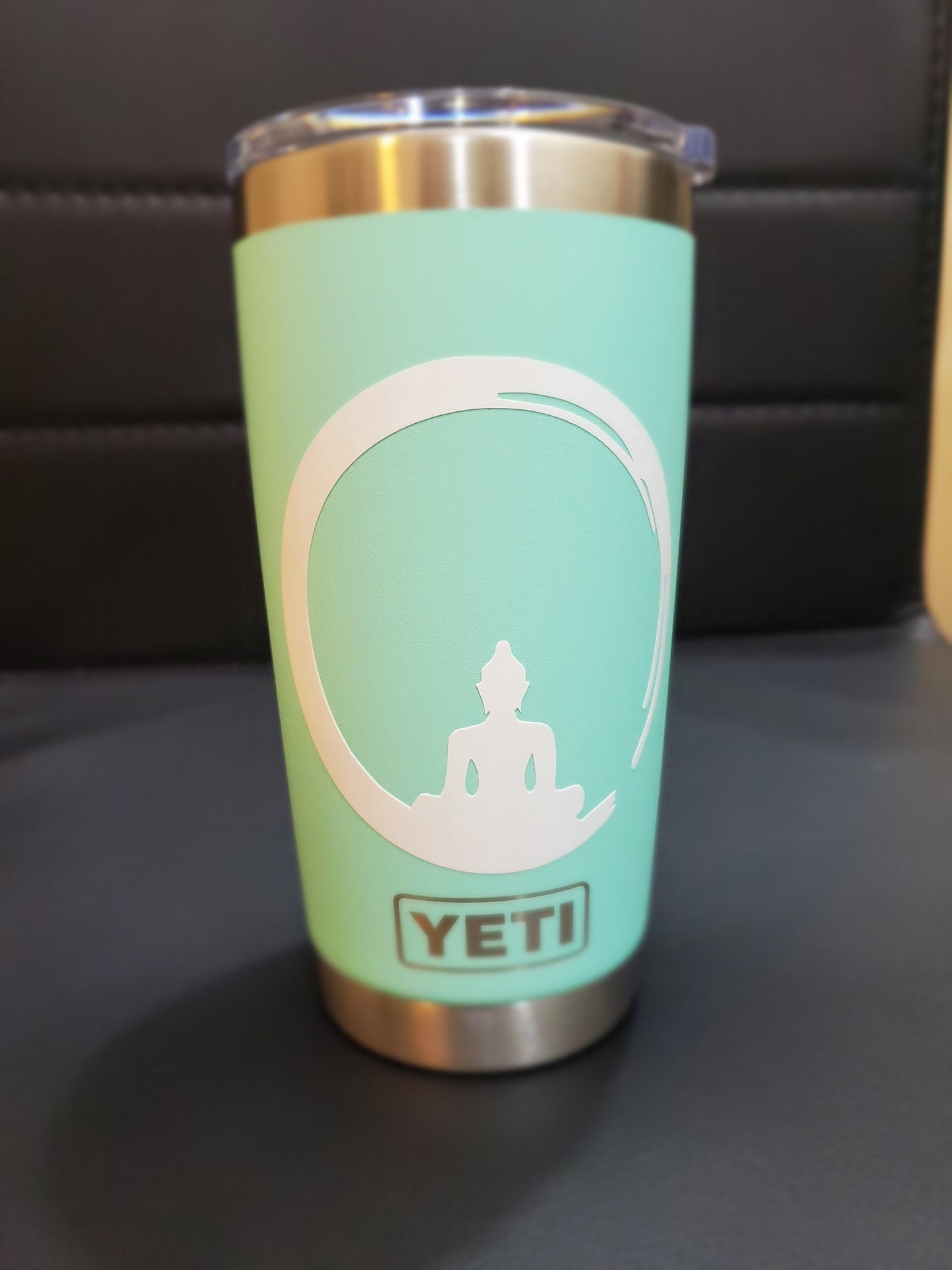 Meditating Buddha vinyl decal