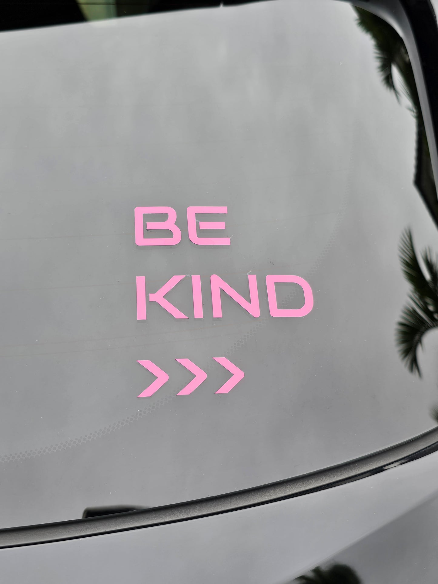 Be Kind vinyl decal rear car window