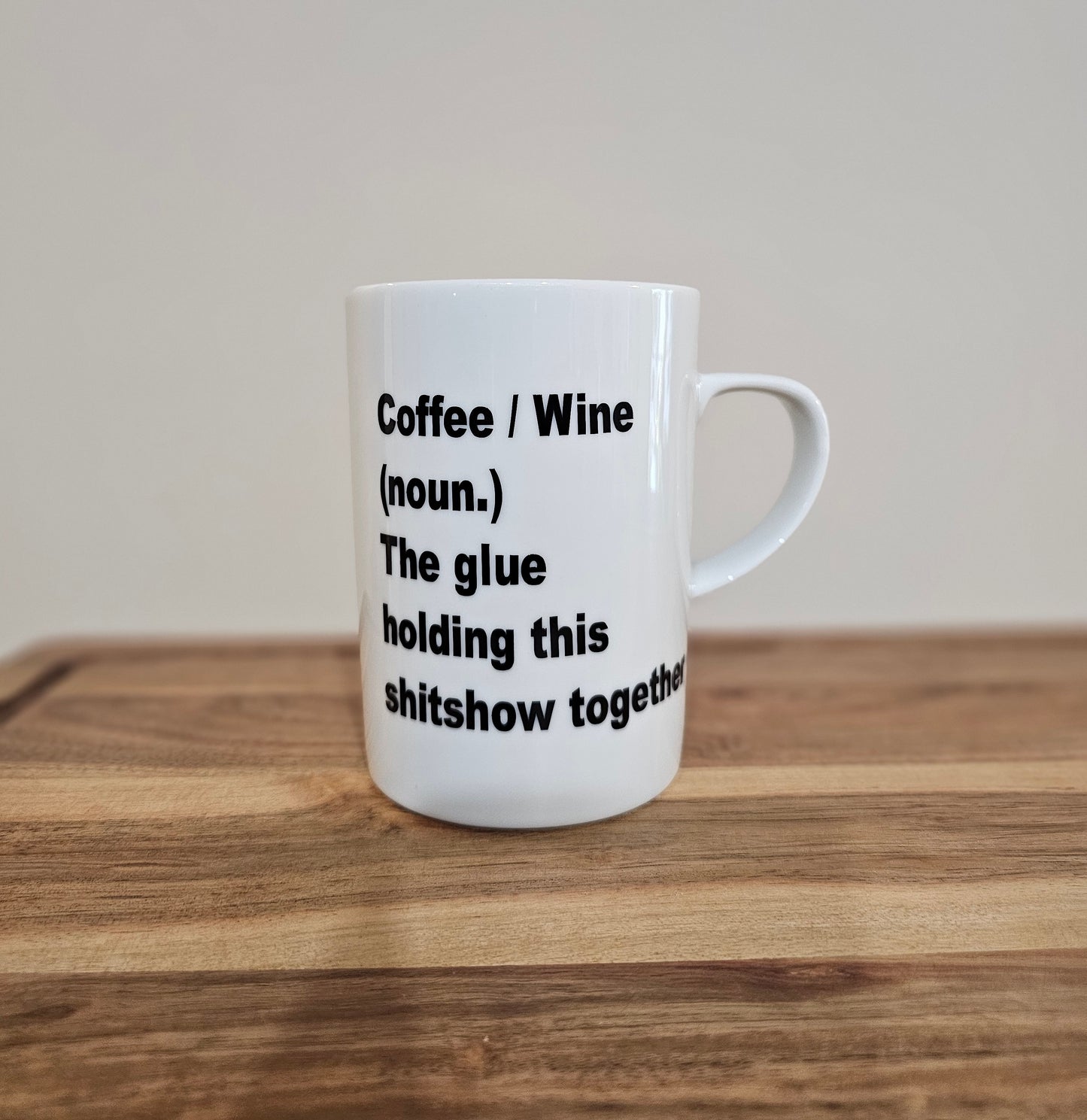 Coffee and Wine vinyl decal
