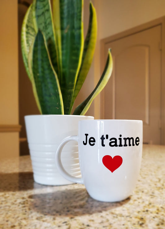 Je t'aime Vinyl Decal