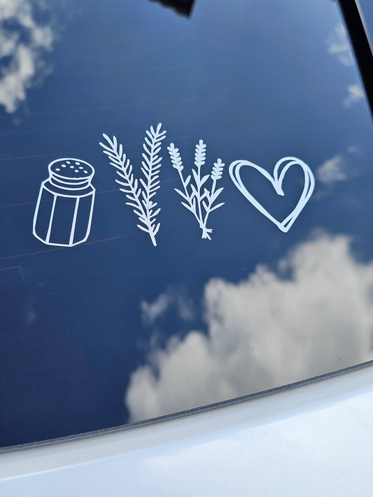 Practical Magic vinyl decal car rear window vanity mirror laptop